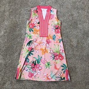 Womens Spartina Tropical Dress size small sleeveless